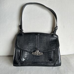 MC Marc Chantal Black Footed Shoulder Bag